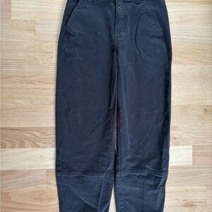 Everlane Black Utility Barrel Pants